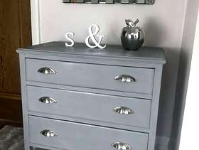 Freecycle Refurbished Antique 1920s chest of drawers