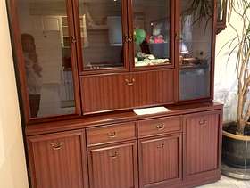 Freecycle Mahogany side unit