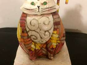 Freecycle Cat ornament (modern)