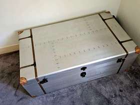Freecycle Large silver trunk