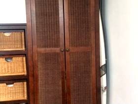 Freecycle Brown timber wardrobe