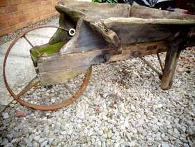 Freecycle Wheelbarrow planter