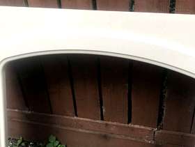 Freecycle Marble stone fireplace