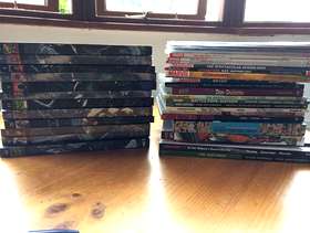 Freecycle 40+ comic book and graphic novel collection dredd / marvel ...