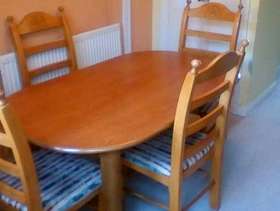 Freecycle Table and Six Chairs