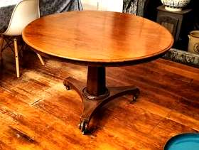 Freecycle Mahogany round table