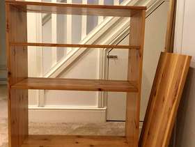 Freecycle Pine bookcase