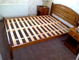 Freecycle Wood Double Bed Frame