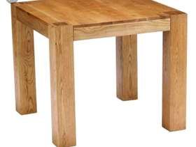Freecycle Solid oak square dining table