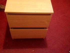 Freecycle Bedside 2 drawer cupboard now promised