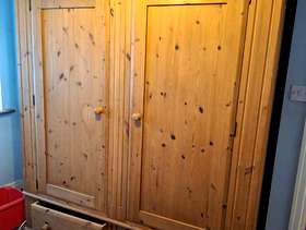Freecycle Pine wardrobe
