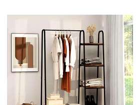 Freecycle Open wardrobe with shelves as new