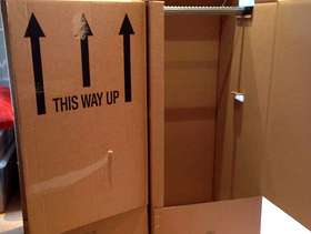 Freecycle Garment storage / packing boxes