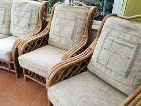 Freecycle Conservatory sofa and 2 chairs