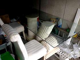 Freecycle Quirky dining table