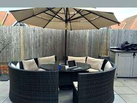 Freecycle Large Rattan garden set