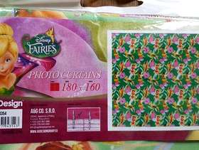 Freecycle AG deisgn Disney light/PES Multi-Colour FAIRES PHOTO CURTAINS Approx 180x160 ...