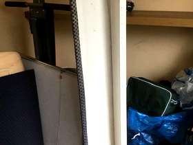 Freecycle Pelmet with matching canvas and made to measure curtains