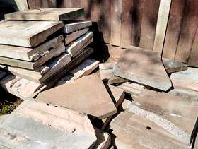 Freecycle Once weathered coping stones