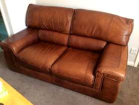 Freecycle Leather sofa - 3 seater