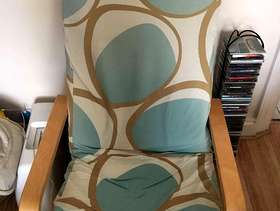Freecycle Ikea Poang Armchair (with cover)
