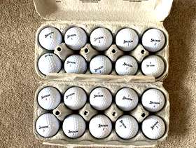 Freecycle 20 Srixon White Golf Balls - Used but Good and ...