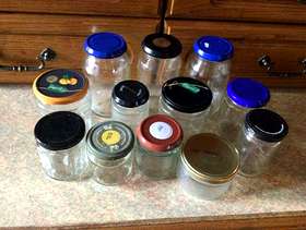 Freecycle Glass jars