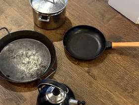 Freecycle Quality pans and kettle