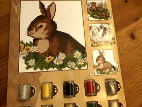Freecycle Embroidery set rabbit