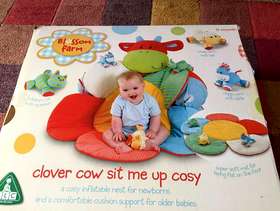Freecycle Clover Cow Sit Me Up Cosy
