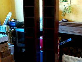 Freecycle 2 x Wooden CD Shelf (IKEA Billy)