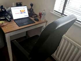 Freecycle Reading Table and Chair