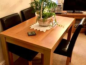 Freecycle Table and three chairs