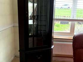 Freecycle Vintage mahogany corner unit