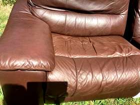 Freecycle Leather sofas