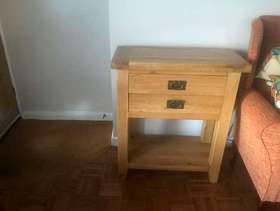 Freecycle Solid oak console table from oak furnitureland