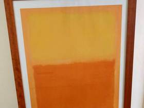 Freecycle Framed Mark Rothko Print