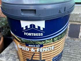 Freecycle Shed and fence paint Charcoal colour