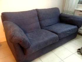 Freecycle Pair of blue sofas (3 seater and large 2 seater). ...