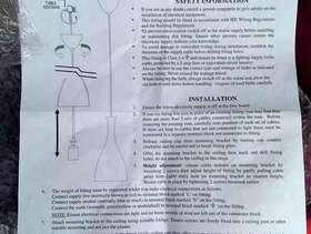 Freecycle Pendant light - large, black, ceramic