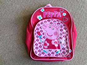 Freecycle Peppa Pig rucksack with adjustable straps