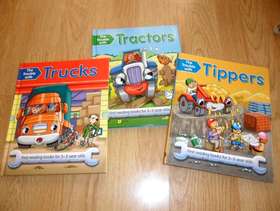 Freecycle Boys books - Trackors, Trucks & Tippers (age 3-5 yrs)