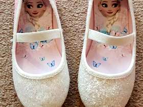 Freecycle 'Frozen' Slip on Sparkly Shoes (H&M size 27)