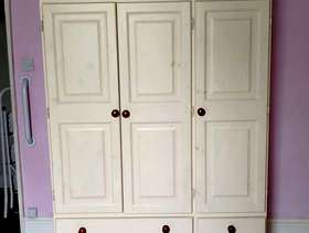 Freecycle Painted wardrobe