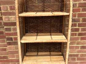 Freecycle Wicker shelving unit