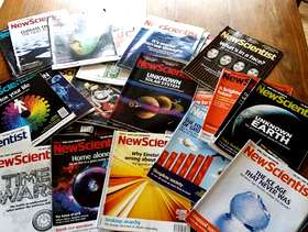 Freecycle New Scientist magazines, lots of them.