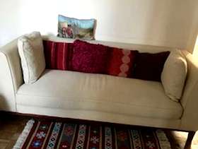 Freecycle Cream sofa