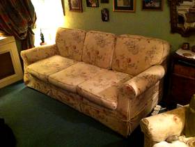 Freecycle M&S 3 seater floral sofa