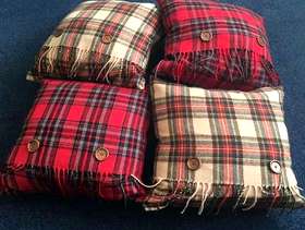 Freecycle Tartan Cushions