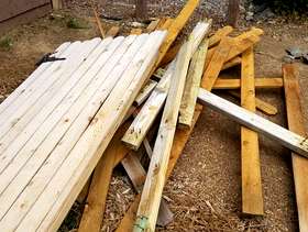 Freecycle Wood Fencing